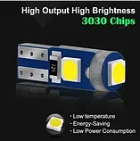 T5 (W1,2W) LED Білий червоний синій жовтий зелений блакитний рожевий автолампи світлодіодні безцокольні, фото 7