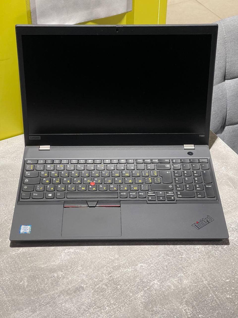 Б/в Ультрабук Lenovo ThinkPad T590 15.6" 1920x1080| Core i5-8250U| 8 GB RAM| 480 GB SSD| UHD 620