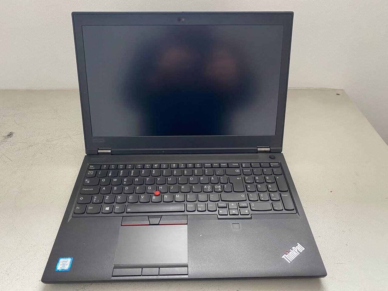 Б/в Ноутбук Б-клас Lenovo ThinkPad P53 15.6" 1920x1080| Core i7-9850H| 32 GB RAM| 256 GB SSD| Quadro T2000 4GB