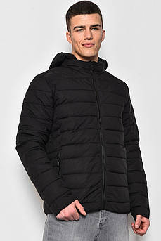 Куртка чоловiча демicезонна чорного кольору 173511M