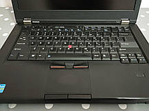 Б/в Ноутбук Б-клас Lenovo ThinkPad T420 14" 1600x900| Core i5-2410M| 8 GB RAM| 120 GB SSD| HD 3000, фото 5