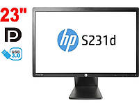 Монитор HP EliteDisplay S231d / 23" (1920x1080) IPS / 1x DP, 1x VGA, 1x LAN (RJ-45), 2x Audio Ports, 2xUSB