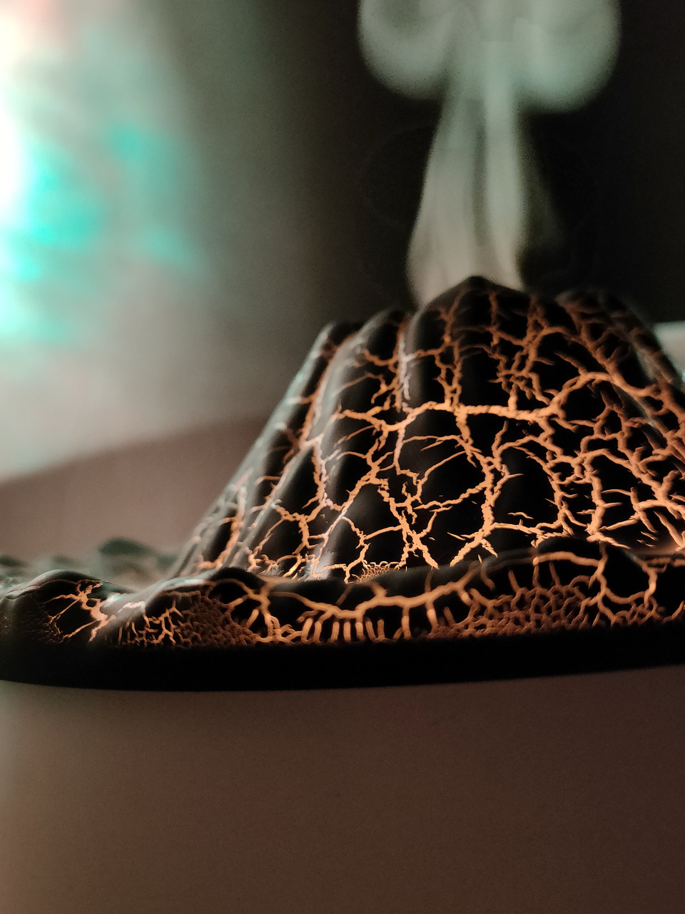 Зволожувач повітря нічник Вулкан кільця диму та вогню Volcanic Aromatherapy Machine, фото 1