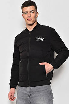 Куртка чоловiча демicезонна чорного кольору 173530M