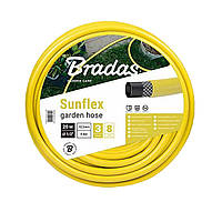 Шланг для поливу  SUNFLEX   1/2″ - 20м Bradas Польща жовтий WMS1/220