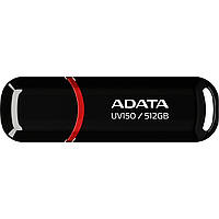 Флеш-накопичувач Adata A-DATA USB 3.2 UV 150 512Gb Black (AUV150-512G-RBK)