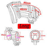 Пояс вірності із двома замками JSSMATE arc ring split ST61072, фото 2