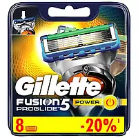 Набор картриджей для бритья Gillette Fusion Proglide Power - 8 шт.