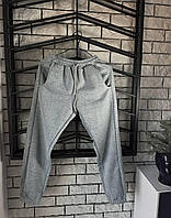 Теплые спортивные штаны серые на флисе, брюки утепленные, флисовые спортивные штаны XXXL atgc