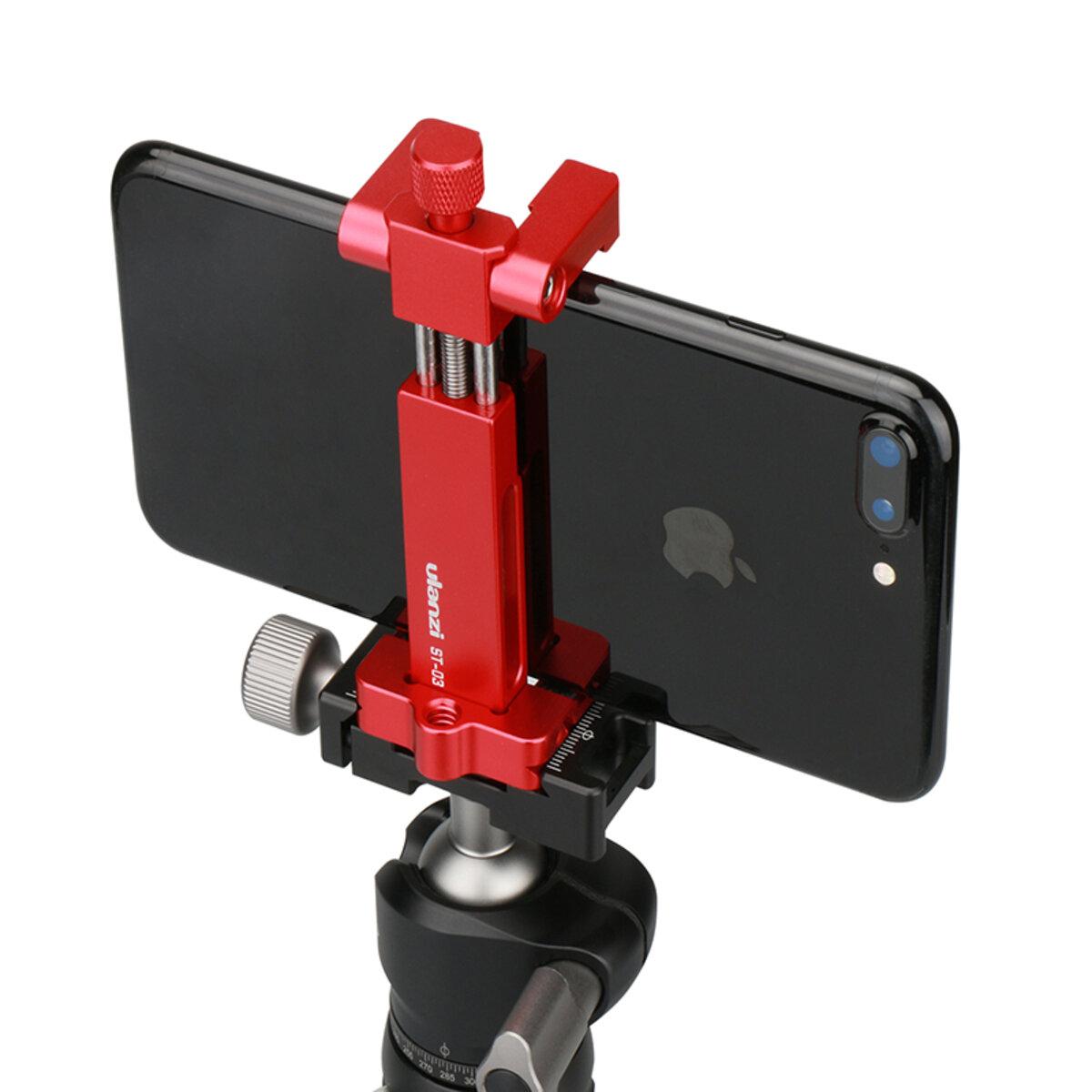 Держатель для телефона Ulanzi Vijim Pocket Arca Swiss Phone Tripod Mount Red (UV-0596 ST-03) - фото 3 - id-p2107217746