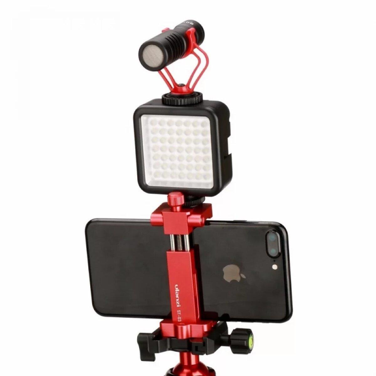 Держатель для телефона Ulanzi Vijim Pocket Arca Swiss Phone Tripod Mount Red (UV-0596 ST-03) - фото 6 - id-p2107217746