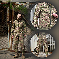 Тактический военный костюм штурмовой летний eagle multicam с мембранной тканью, костюм зсу патриот XL atgc
