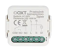 Tuya - одноканальное мини-реле без напряжения - ZigBee - приложение для Android/iOS - OXT T250