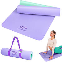 Коврик для фитнеса UP & FORWARD 183x61x0.6 TPE Lavender