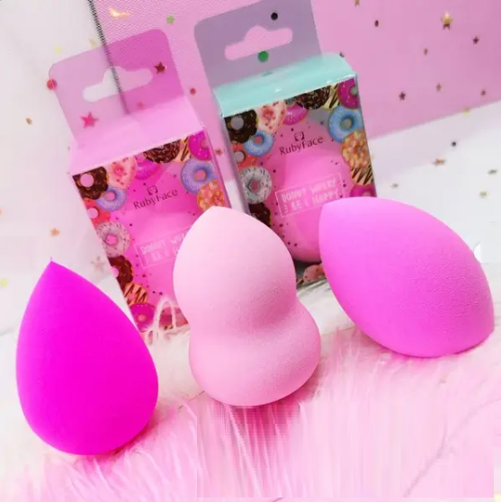 Спонж для макіяжу з ефектом збільшення в розмірі Ruby Face Powder Puff, фото 1