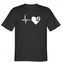 Мужская футболка Фольксваген ритм сердца