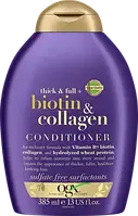 Кондиционер OGX Thick & Full, Biotin & Collagen, 385 мл.