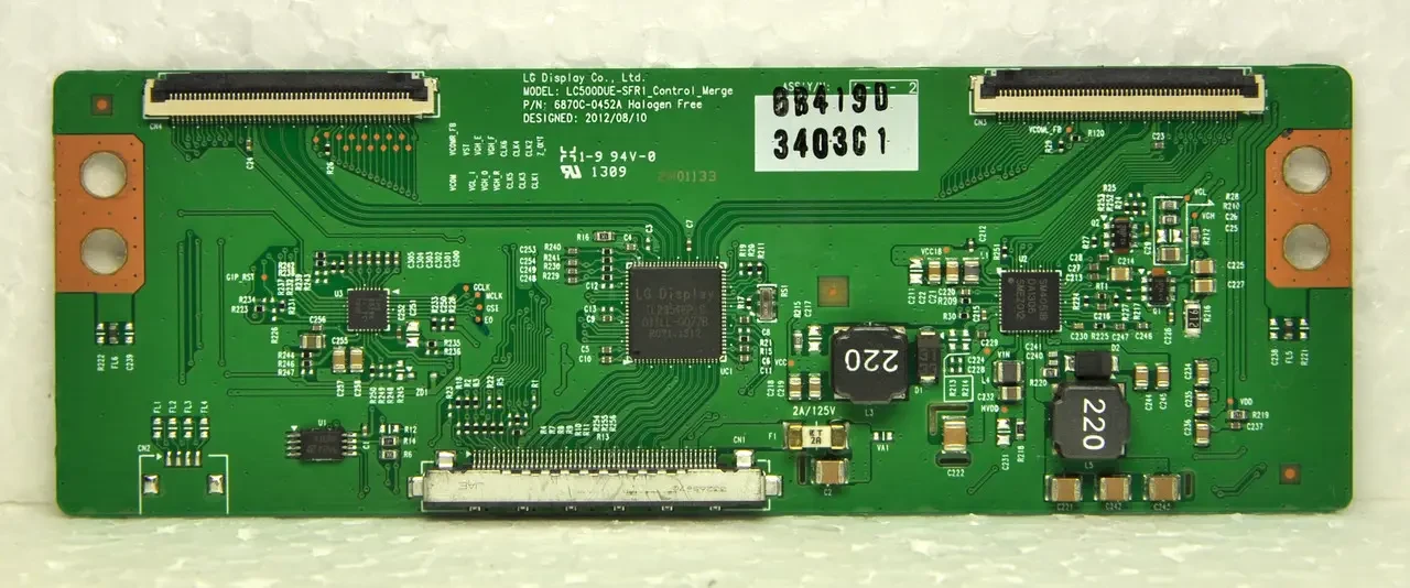 T-con 6870C-0452A, LC500DUE-SFR1 телевизора LG
