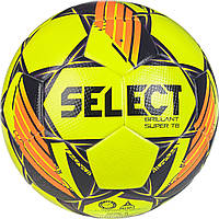Футбольный мяч Select BRILLANT SUPER TB V24 (FIFA QUALITY PRO APPROVED) желто-фиолетово-оранжевый Размер 5