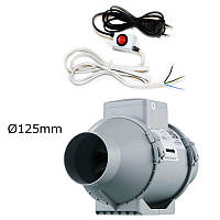 Вент ТТ ПРО + мережевий шнур швидкості 1/2 (125 мм)