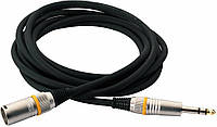 Кабель балансный RockCable RCL30383 D6M BA - Microphone Cable - XLR (m) / TRS Jack (3m)