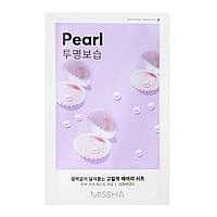 Маска для обличчя з екстрактом перлів Missha Airy Fit Pearl Sheet Mask