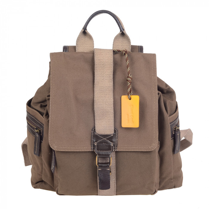 Рюкзак з тканини Gianni Conti 4012567-army green