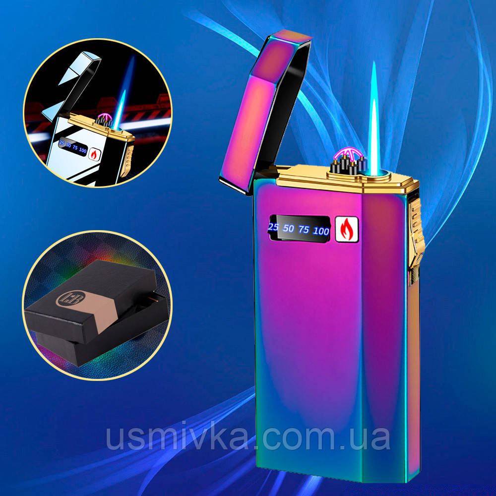 Запальничка usb + автоген Halton у подарунковому пакованні US-691H, фото 1