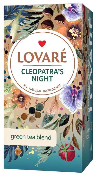 Зелений чай Lovare Cleopatra's Night у пакетиках 24 шт