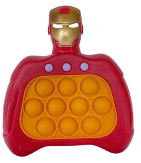 Ігрова міні консоль Pop It Iron Man Дитяча інтерактивна іграшка, що розвиває