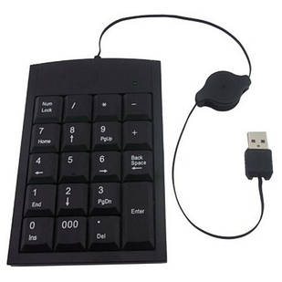 Цифрова клавіатура USB, 19 клавіш