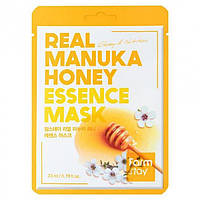 Живильна тканинна маска для обличчя з медом манука FarmStay Real Manuka Honey Essence Mask