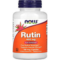 Rutin 450 мг NOW Foods (100 вег капсул)