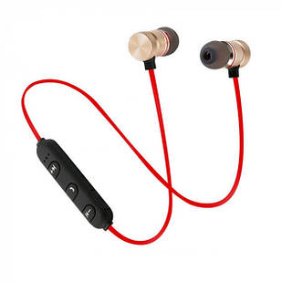 Бездротові навушники спорт M5 червоні Без бренду