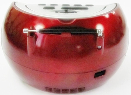 Бумбокс колонка караоке часы MP3 Golon RX 656Q Red - фото 6 - id-p1381748749