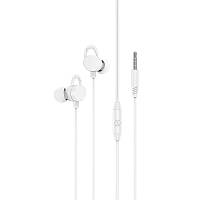 Наушники проводные HOCO Rhyme universal earphones with microphone M103 white