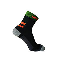 Водонепроницаемые носки DexShell Running XL с оранжевыми полосками DS645BORXL