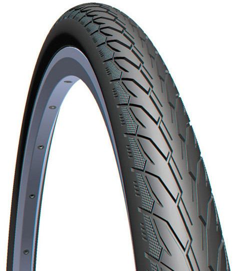 Покришка 26x1 3/8 (37-590) Rubena (Mitas) FLASH V66 Classic, чорна