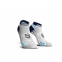 Носки спортивные Pro Racing Socks V3.0 Run Low Т2(39-41) Белые с синим