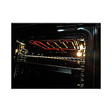 Духова шафа електрична, чорний скляний фасад, об'єм 70 літрів, функції самоочищення Luxor FR 688 BKCH, фото 5