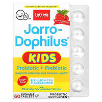 Jarrow Formulas Kids Probiotic + Prebiotic 60 жевательных таблеток 1969 VB