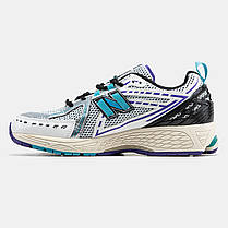Чоловічі Кросівки New Balance 1906R White Blue Purple / Нью Беланс 1906Р Білі з Синім та Фіолетовим, фото 4