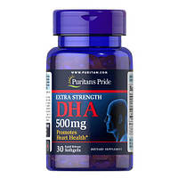 Puritan's Pride Extra Strength DHA 500 mg 30 капсул 59 427 VB