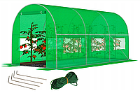 Садовая теплица с окнами FunFit Garden 7m2 = 350*200*200 (Зеленая)