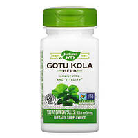 Nature's Way Gotu Kola 475 мг 100 капсул 1666 VB