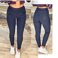 Жіночі джинси скінні 61/0/0019 штани джегінси (M L XL XXL розміри ) графит, XL