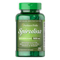 Puritan's Pride Spirulina 500мг 200 таб. 03283 VB