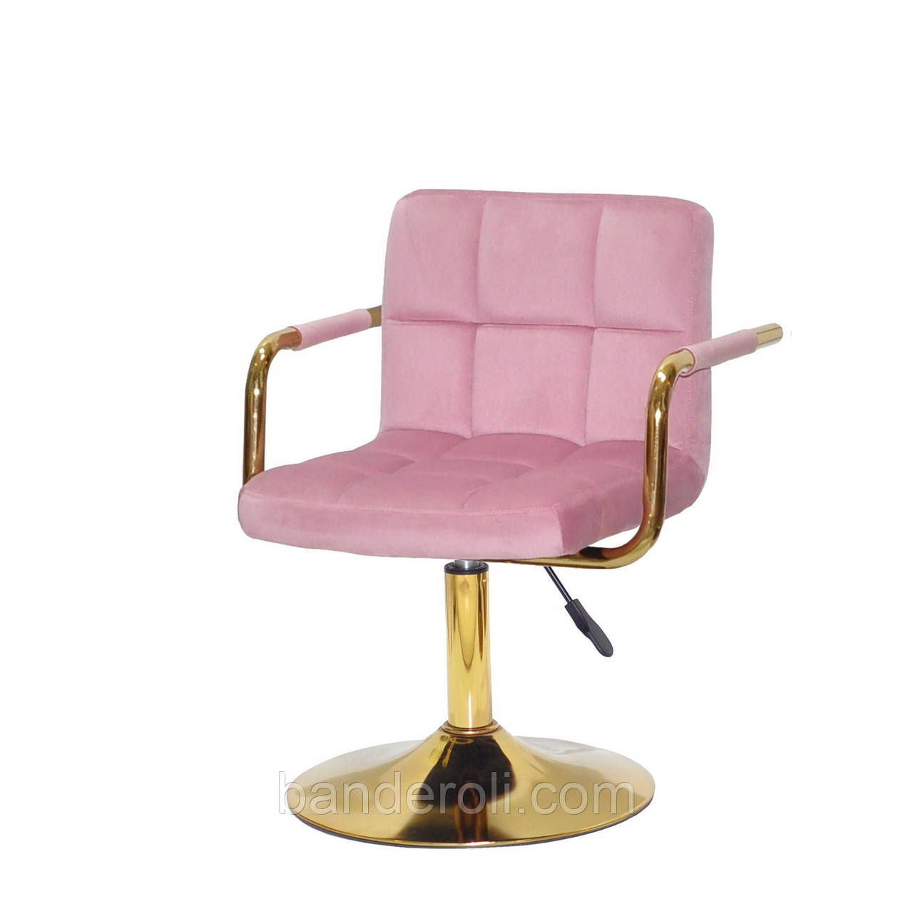 Крісло Arno Arm gd base оксамит фрез B-1025, фото 1