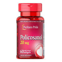 Puritan's Pride Policosanol 20 mg 60 капсул 1068 VB