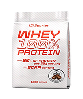 Протеин Sporter Whey 100% Protein 1 кг вкус шоколад